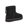 (WMNS) UGG Classic Mini Logo Zip 'Black' Women's 1122671-BLK