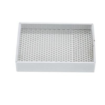 Aluminum Frame Steel Mesh Watch Parts Storage Tray Cleaning Tool Organizer Dryer Plate