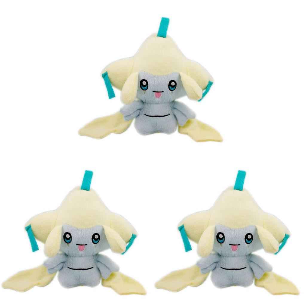 Urocza Pluszowa Lalka Pokemon Jirachi Miękka Figurka 8 Cali Zabawka na Prezent dla Dzieci do Radosnej Zabawy