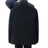 Stehkragen Herren Mittelalterlich und Älter Fleece Verdickte Jacke Papas Winter Baumwollgepolsterte Jacke