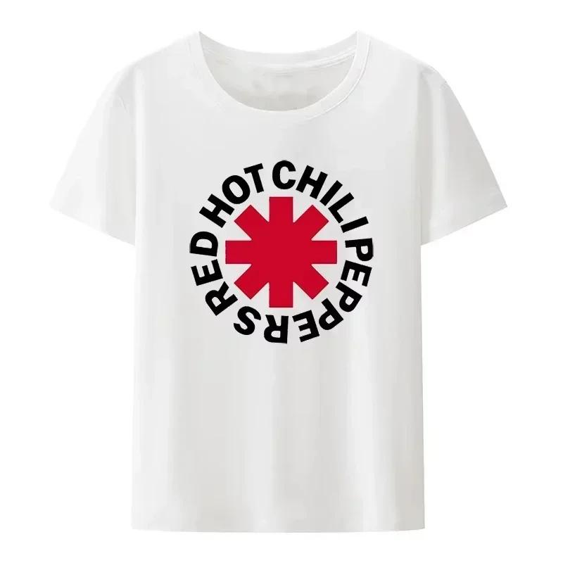 Casual Red Hot Chili T Shirts Peppers Cool Funny Men Women Cotton Short Sleeve Oversized Streetwear Children Boy Girl Summer Top