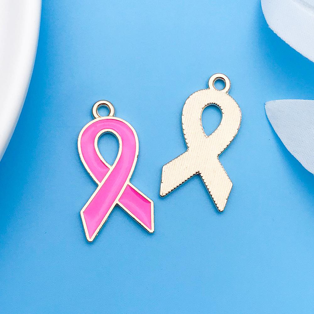30 Cartoon Alloy Jewelry Pendants: Rose Red Drip Oil for DIY Bracelet and Handbag Accessories