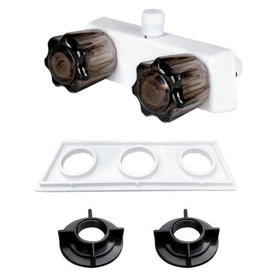 4 Inch Center Spread Shower Valves Replacement Quick Connection Installation ABS Material For Motorhome Boat Recreational Vehicles