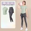 Women's Quick-Dry Cool Yoga Fitness T-Shirt, Plus Size, Short Sleeve, Summer 2026 Style