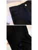 2024 Summer High-Waist Retro Denim Midi Skirt with Slit