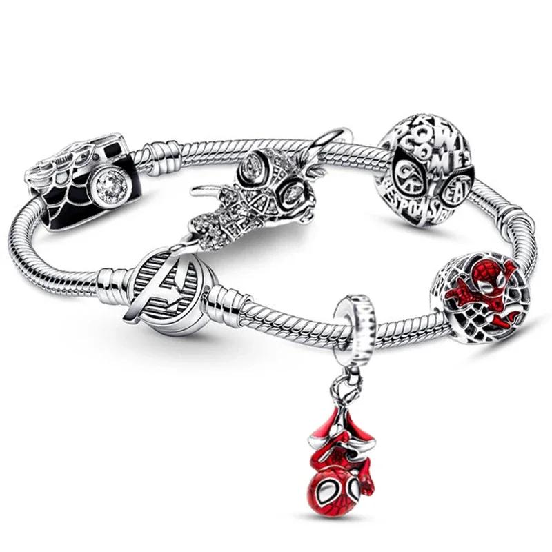 Colors Enamel Disney Princess Dress Charms Pulseiras for Girls Colorful Glass Beads Bracelets&Bangles Women Cartoon Skirt Dangle
