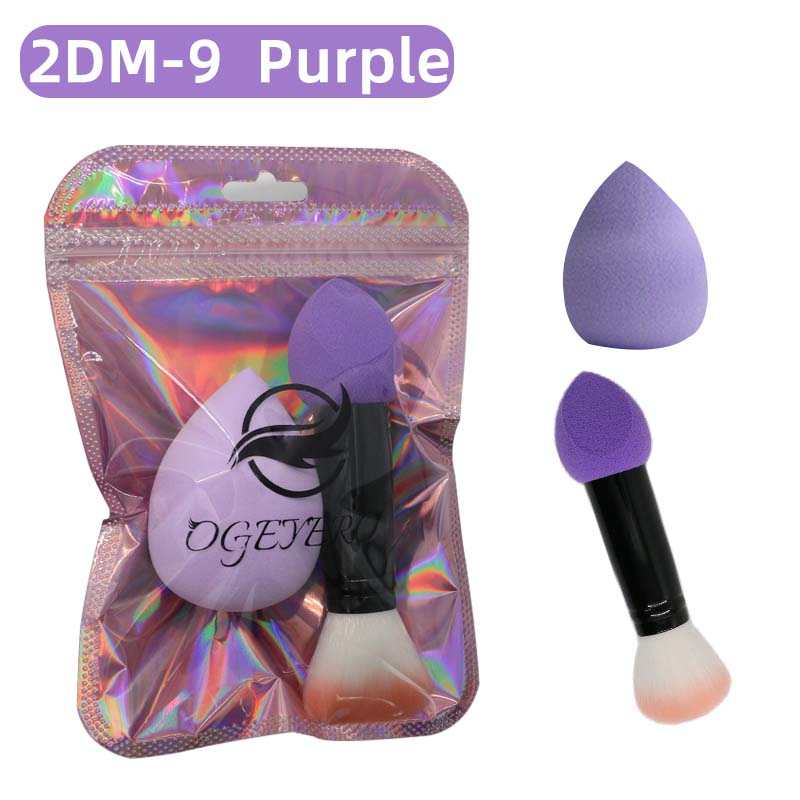 

Набор кистей для макияжа Набор кистей для макияжа Косметический пинцет Румяна Тональный крем Тени для век Консилер Губы Глаза Инструмент 2DM-9 purple