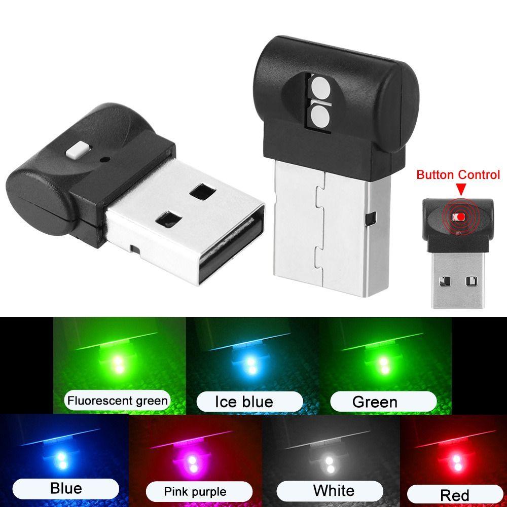 

LED Mini USB Car Light Colorful Atmosphere Light New Auto Interior Lights Car