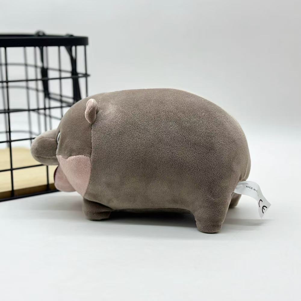 22cm Simulation Mouth Opening Pig Stuffed Plush Toy Figurine Cartoon Anime Cute Pillow Pillow Children's Birthday Gift Doll