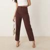 Women's High-waisted Straight Leg Trousers Casual Commute Office Pants
