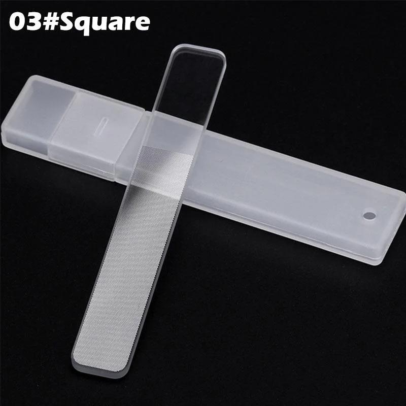 Nagelfeile Damen Polieren Transparent Schleifen Polieren Langlebige Feile Maniküre Professionelle Nailart-Werkzeuge