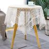 1PC Moda Home Decor Pizzo Ricamo Stile retrò Tovaglia da picnic Tovaglia bianca