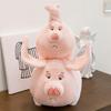Cute Big Ears Pink Pig Plush Toy Pillow Cartoon Cute Flying Pig Plushies Stuffed Pillow Cushion Chubby Piggy Soft Toy