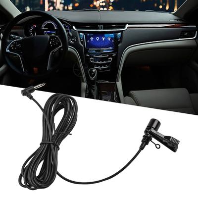 1 Stück Auto Empfindlichkeit 3,5mm Auto Decke Unidirektionales Mikrofon für Navigationssysteme Automobilzubehör