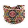 European American Women's Hair Band African Print Pattern Wide Edge Elastic Knot Sports Yoga Headband Women's Headwear Hair