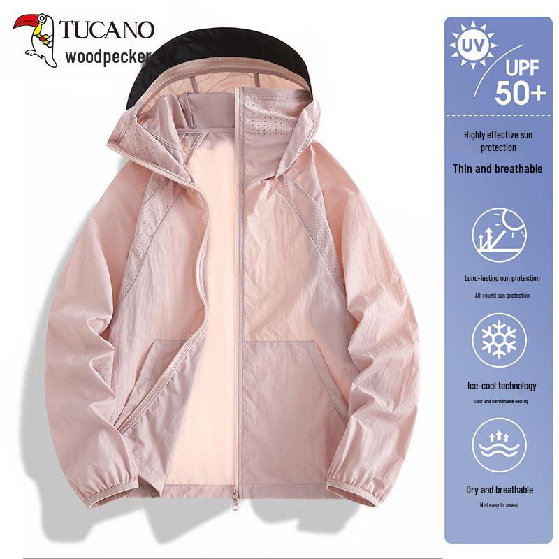 TUCANO Women s UPF50+ Hooded Outdoor Sun Protection Jacket S
