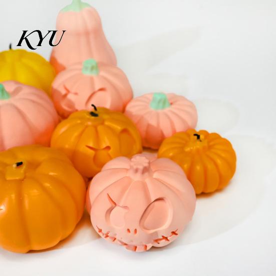 Silicone Candle Mold DIY Pumpkin for Halloween, Handmade Scented Making Mold, Gypsum Crafts Casting Cement Clay Epoxy Resin Reusable