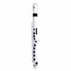 NUVO jFlute 2.0 Plastic Wind Flute In C, White/Black (Japan Exclusive Color), N220JFWB, Includes Dedicated Semi-Hard Case