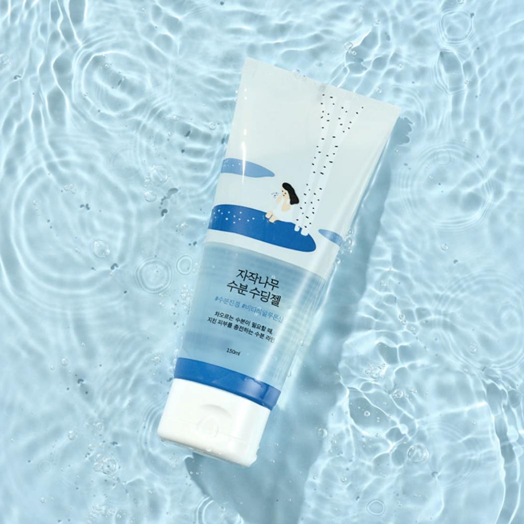 ROUND LAB Birch Juice Moisturizing Soothing Gel Hydrating Face & Body Gel 150ml 1 Pack (150ml)