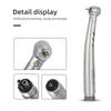 JD008A1-SP JOY DENTAL High Speed Handpiece E-generator LED Light Ceramic Bearing Push Button 4 Water Spray 2/4 Holes Optional