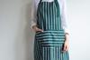 Stripe Apron Green Short [Marks International] Butcher's DX-101GR