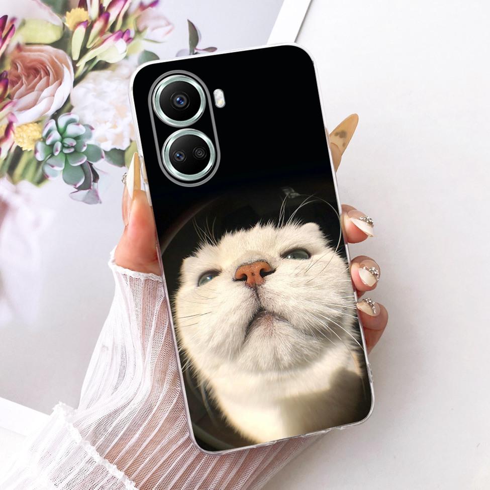 Clear Casing For Huawei Nova 10SE BNE-LX1 BNE-LX3 BNE-AL00 Cover For Huawei Nova 10 SE Case Fashion Butterfly Funny Cute Painted