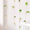 Nordic With 8 Mini Bottle Hydroponic Container Glass Vase Wind Chimes 1 Strings Hanging Vase