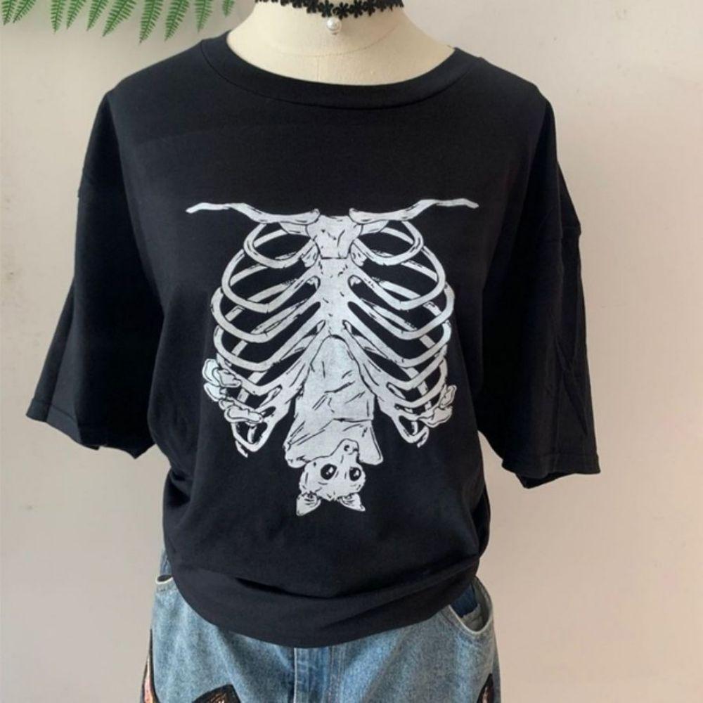 Buy Skeleton T-Shirt Hipsters Pastel 
