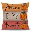 AutumnThemed Pumpkin And Fall Decor Pillows Pattern Cushion Cover Suitable For Sofa Bedroom Car Pillow Cover