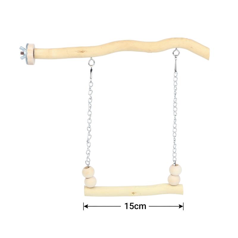 1 Piece of Accessory, Color and Style Shipped Randomly, Parrot Suspension Bridge Toy, Budgerigar, Lovebird, Cockatiel Toy, Swing