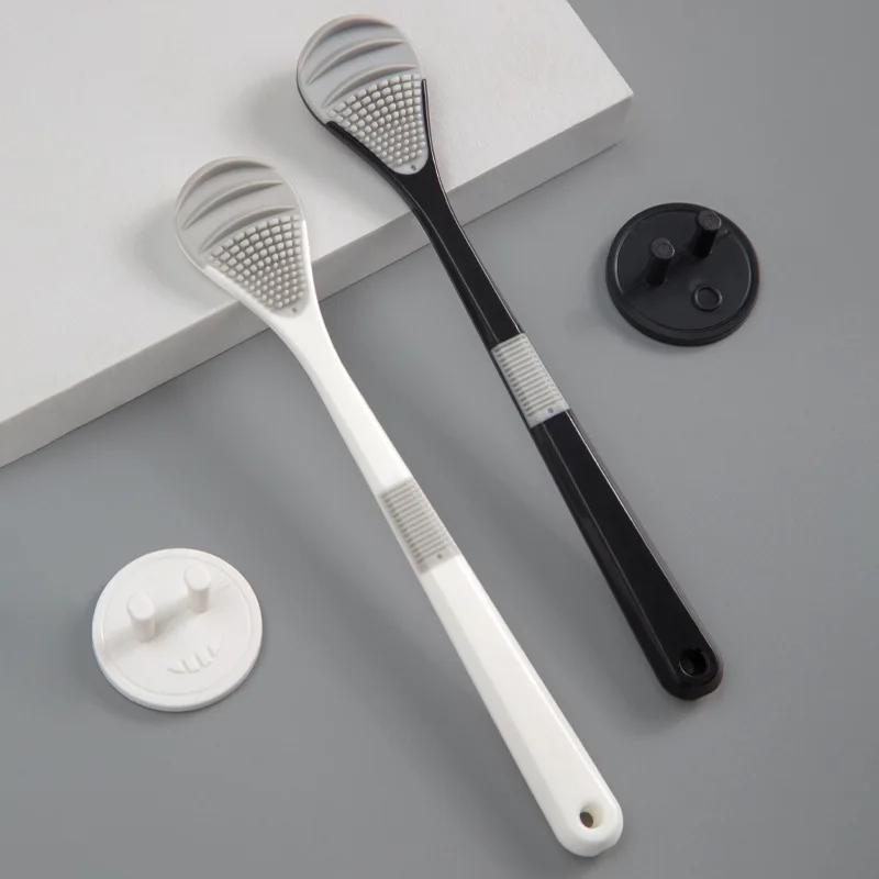 Reusable Tongue Cleaner Brush Multicolor Oral Hygiene Scraper Bad Breath Removal Tool for Fresh Breath Care