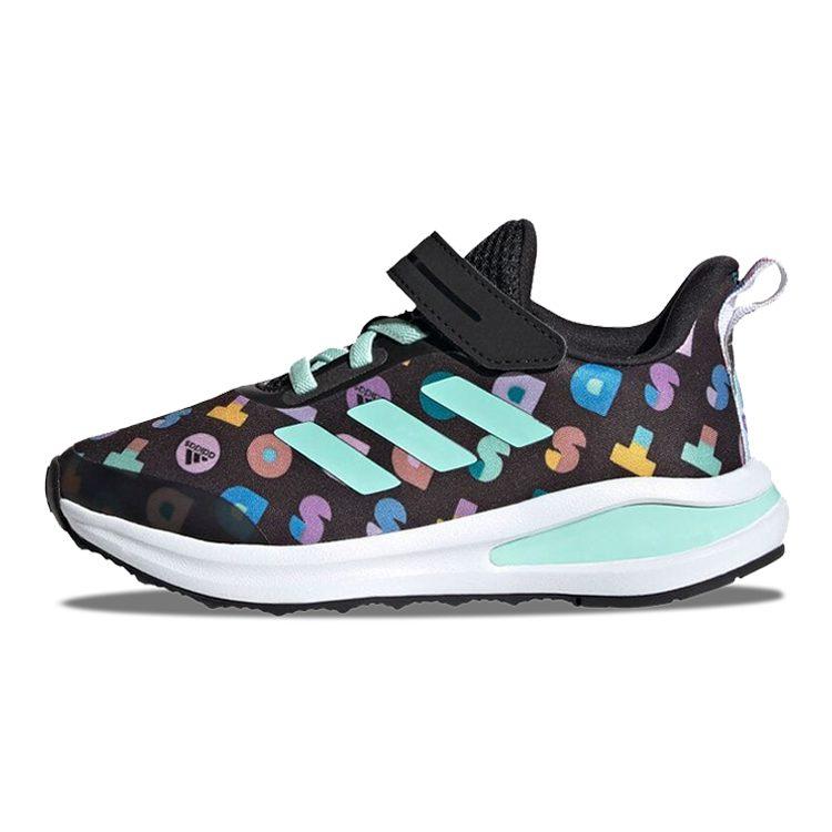 LEGO X Adidas FortaRun J Abrasion Resistant Low Top Kids Lifestyle Shoes Black Blue Kids' FZ0399