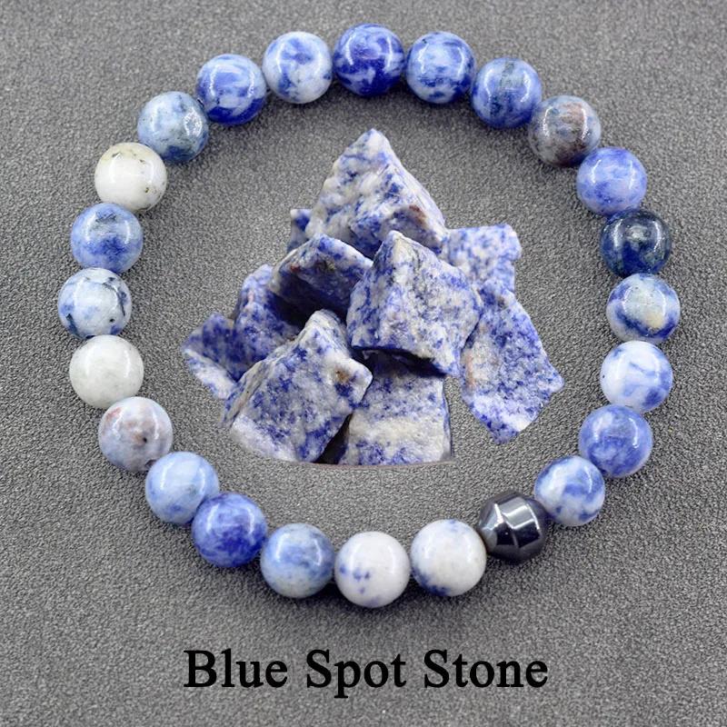 

Подлинный браслет из натурального камня для мужчин и женщин, лабрадорит, красный тигровый глаз, бисер, ювелирные изделия, гематит, цилиндрический браслет, подарок, оптовая продажа