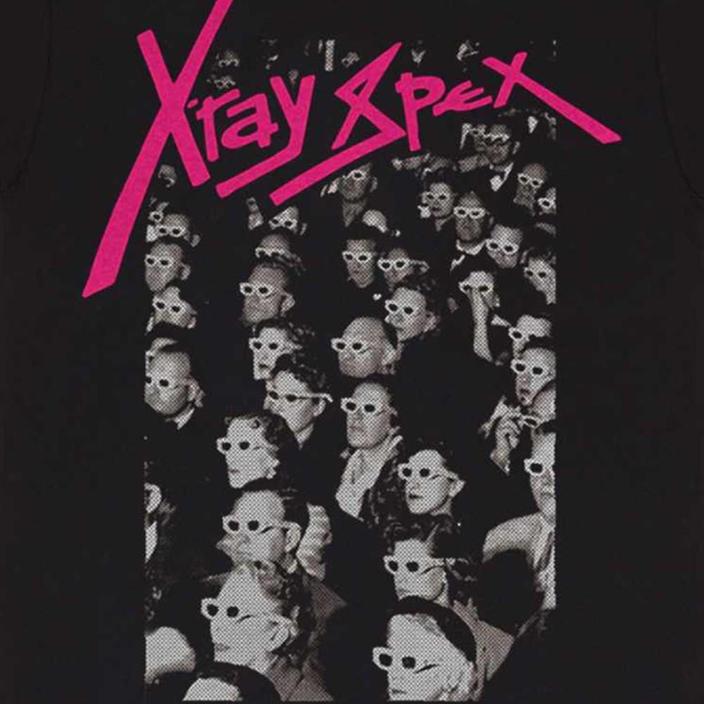 T-shirt unisex dla dorosłych X-Ray Spex Tłum