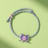 Handwoven Butterfly & Five-Color Rope Bracelet for Dragon Boat Festival - Perfect Gift for Children, Adults, and Couples