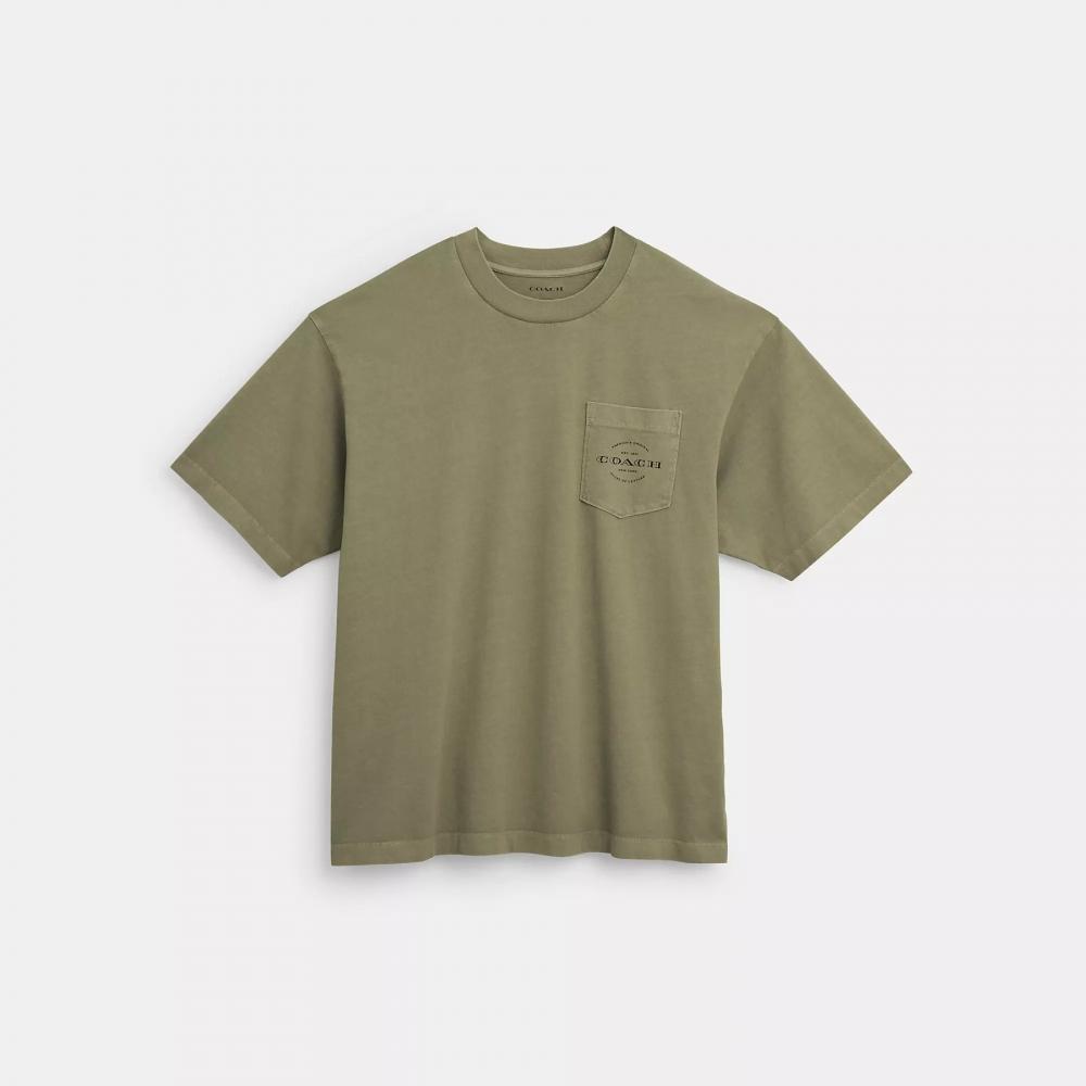 Coach Tricou PockeT Smoke