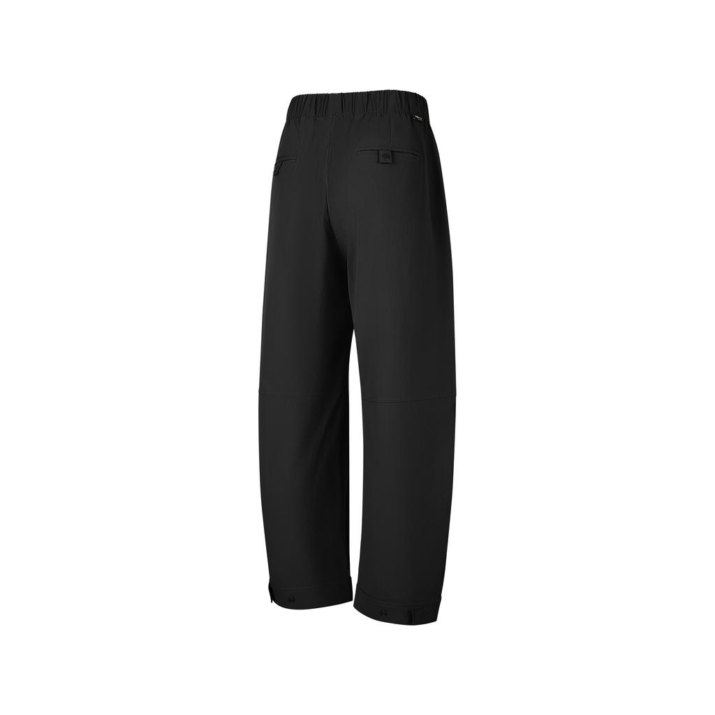 Skechers Woven Curved Blade Sports Loose Casual Pants Women Bottoms P226W122-0018