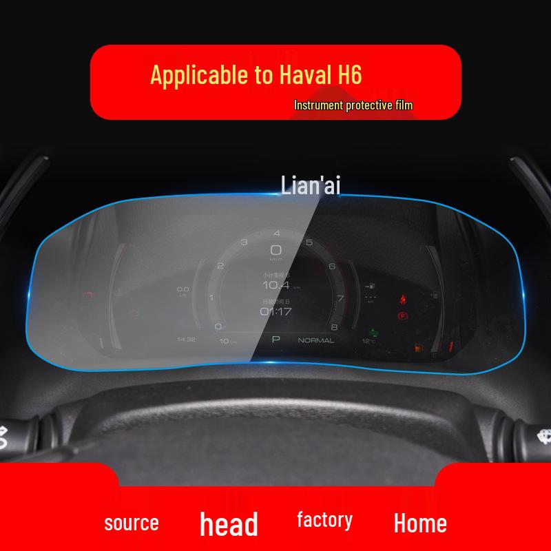 Haval H6 2nd & 3rd Gen Navigation Screen and Control Instrument Protective Film (H6S Guochao Version)
