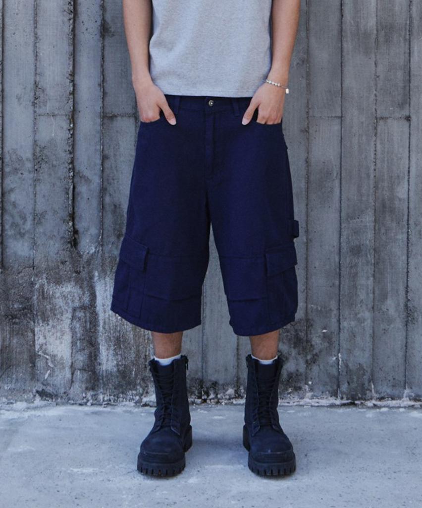 9999ARCHIVE Oblique Pocket Bermuda Cargo Pants