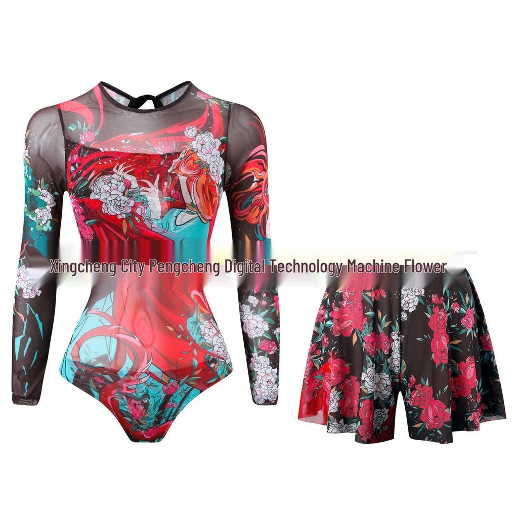 2025 Long Sleeve Russian Bikini Swimsuit with Shorts Set