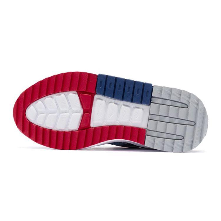 Li-Ning Leave White Reflective Shock Absorption Non-Slip Wear-Resistant Low-Top Kids Running Shoes Kids Running Shoes Blue YKCR124-11
