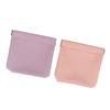 4 Colors Mini Lipstick Storage Bag Automatic Closure Portable PU Leather Pocket Cosmetic Makeup Bag for Earphone