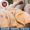 Winter Double Layer Raschel Blanket for Bed Soft Warm Fluffy Throw Blankets 150x200cm Multifunctional Thicken Warm Plush Quilts