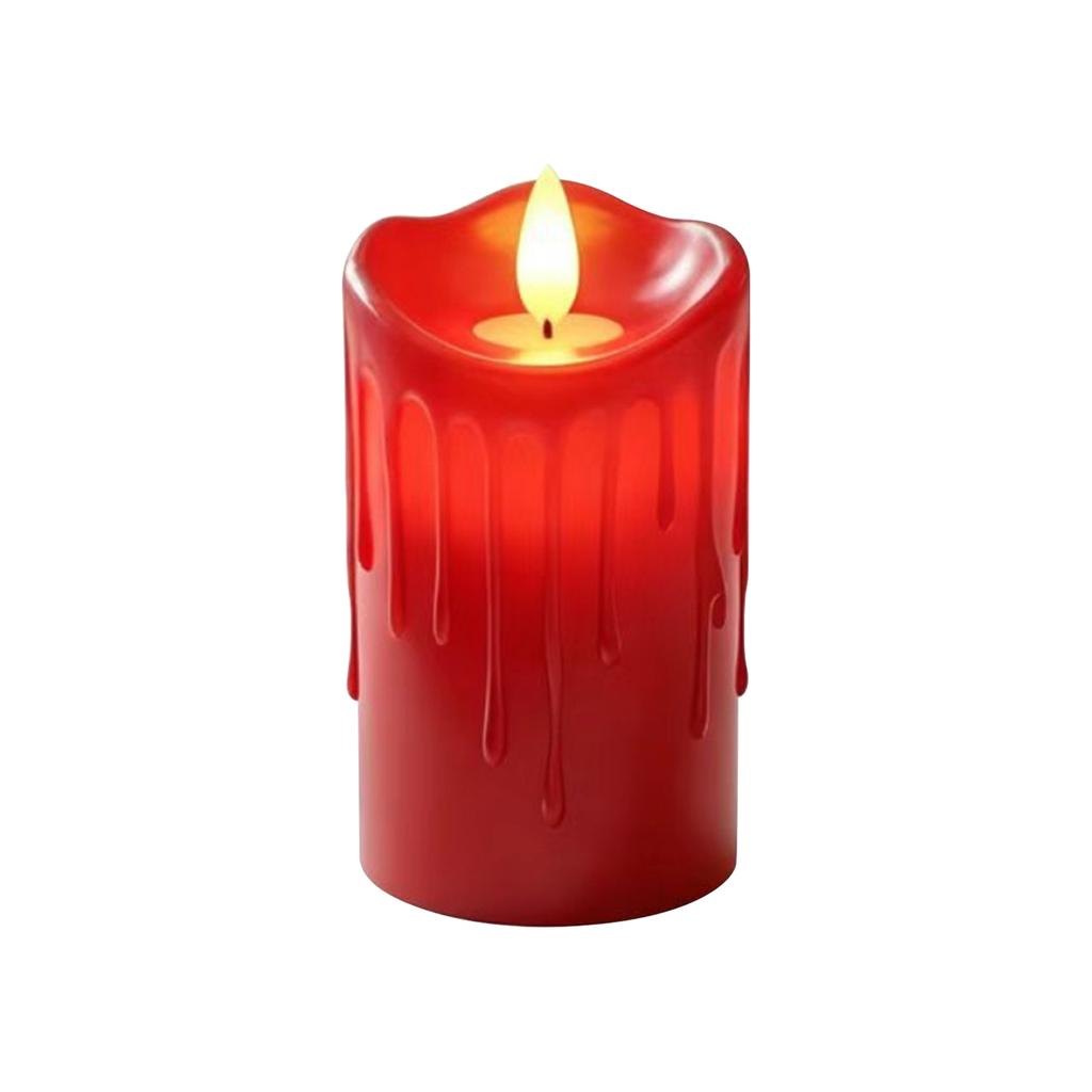 LED Candle Lights for Halloween Decoration - Battery Operated Flickering Tealights