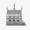 Building Blocks City Church MOC Architecture Series Small Particle Puzzle Building Model Toy