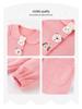 2025 Girls' Korean Style Peter Pan Collar Cardigan - Fashionable Spring/Autumn Baby Outerwear Top Set