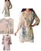 Vintage Dames Casual Losse Jurk Met Bloemenprint Met Tijdloze Charme Voor Alle Gelegenheden