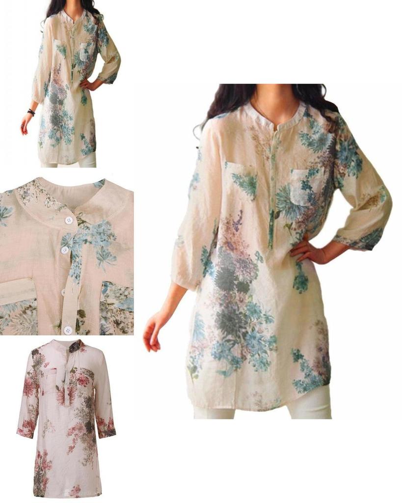 Vintage Dames Casual Losse Jurk Met Bloemenprint Met Tijdloze Charme Voor Alle Gelegenheden