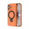 For iPhone 17 Case with Tempered Glass WANLONFENG JH Series PC TPU Kickstand Phone Cover