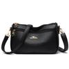 Women's Bag Fashionable Versatile Shoulder Bag Soft Leather Texture Retro Messenger Bag Multi-compartment Mother Bag